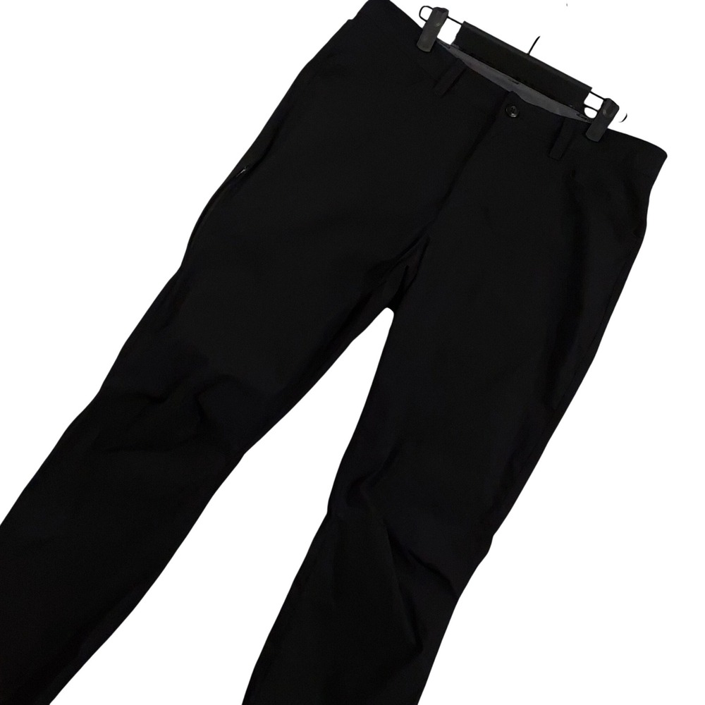 Eddie Bauer Tech Pant Men 36x32 Black Stretch Outdoor Hiking 1423671